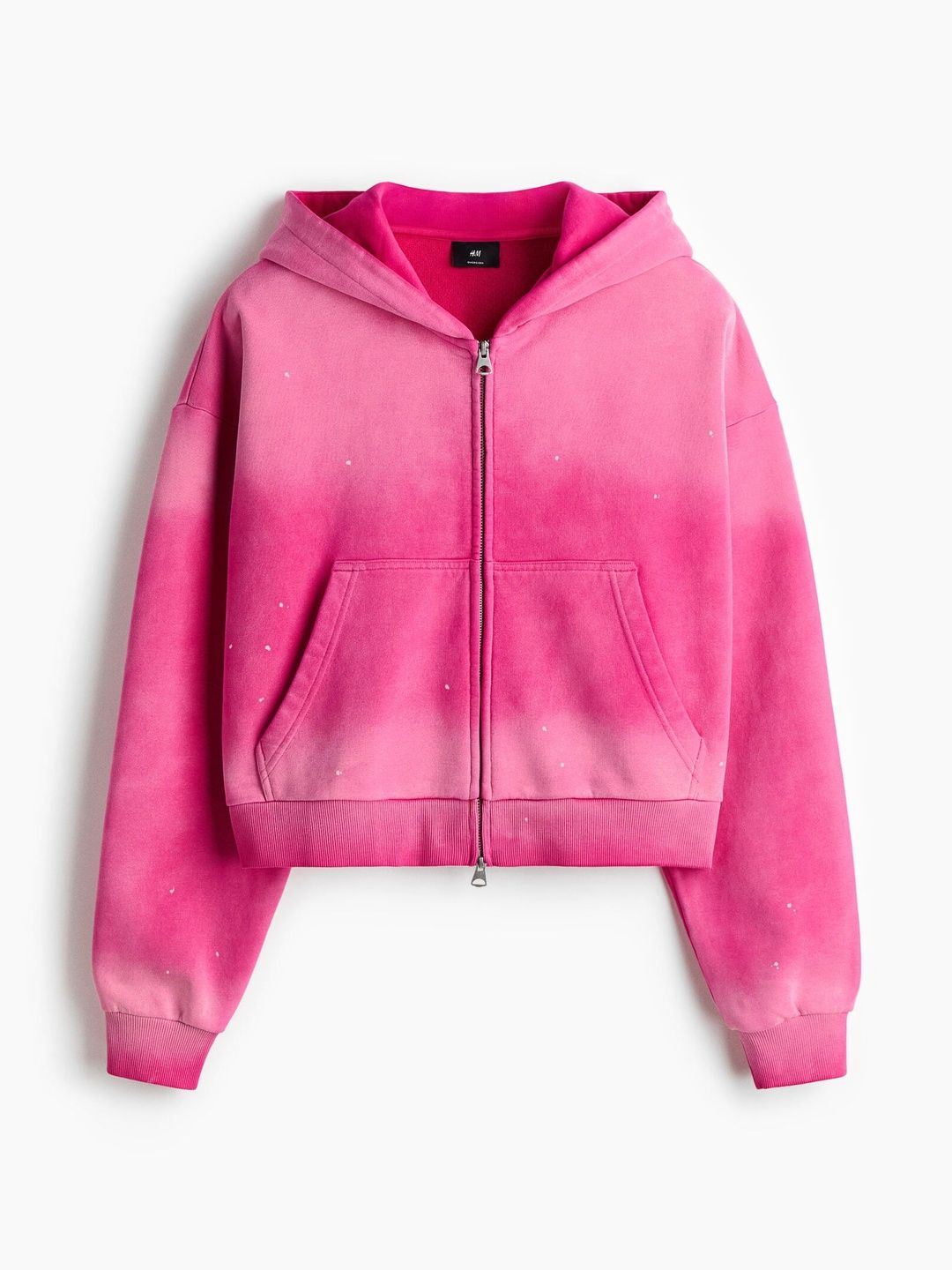 Oversized Fit Zip-Through Hoodie