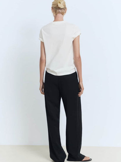 Conversational Print Pure Cotton T-shirt