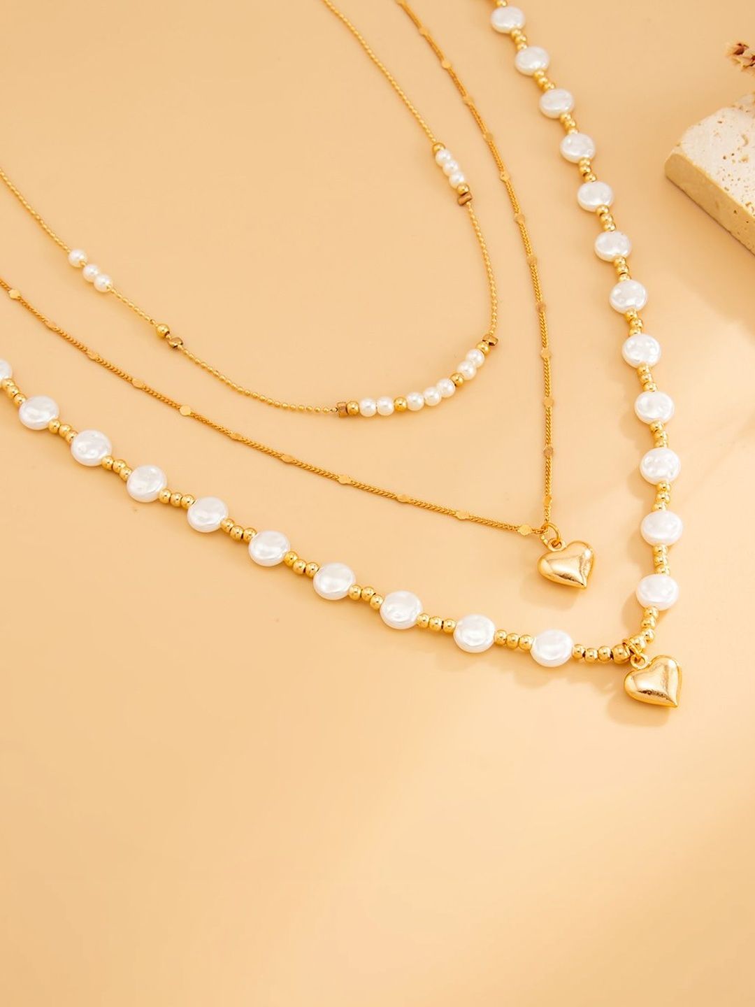 Gold-Plated Layered Necklace