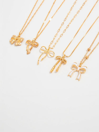 Gold-Plated Hand Painted Necklace
