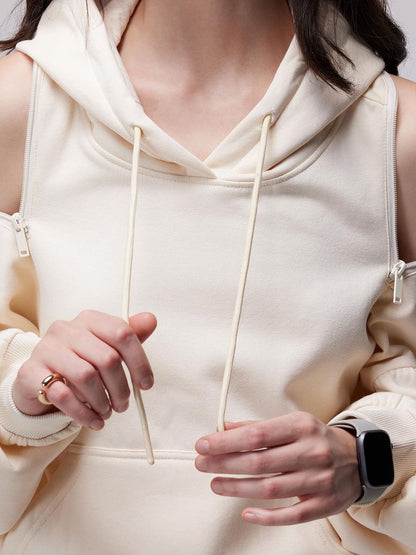 Ivory Transform Hoodie