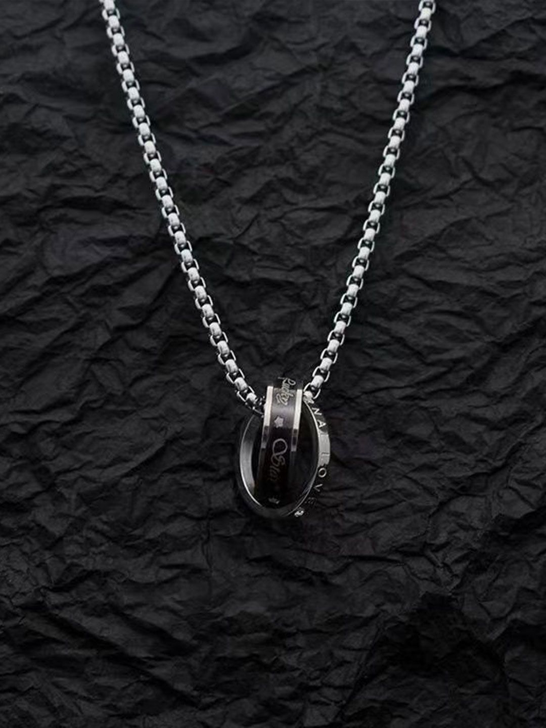 Stainless Steel Silver-Plated Minimal Necklace
