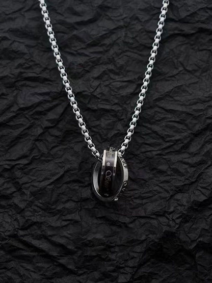 Stainless Steel Silver-Plated Minimal Necklace