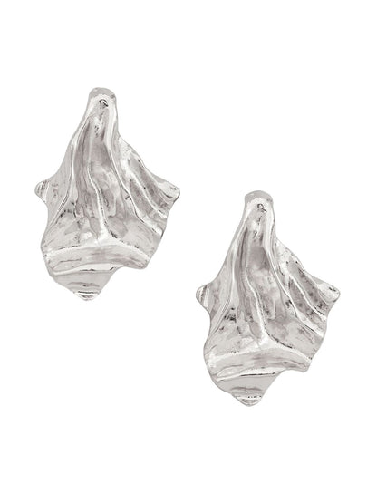 Silver Plated Contemporary Chunky Studs