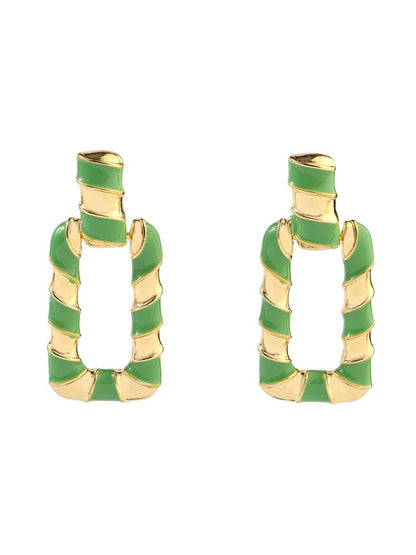 SALTY Gleaming Earthy Luxury Drop Earrings