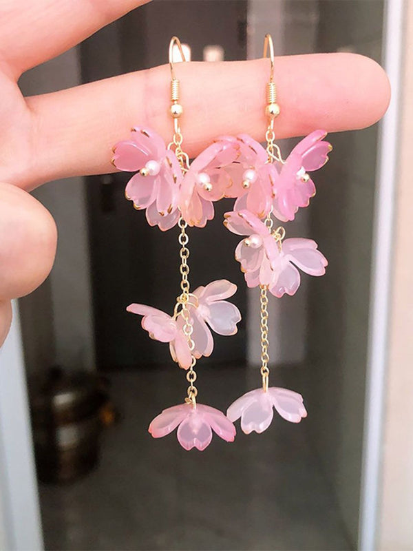 Floral Drop Earrings