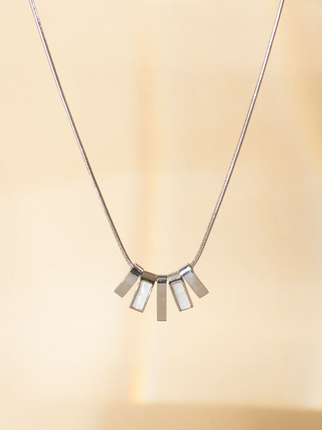 SALTY Stainless Steel Graceful Arch Necklace