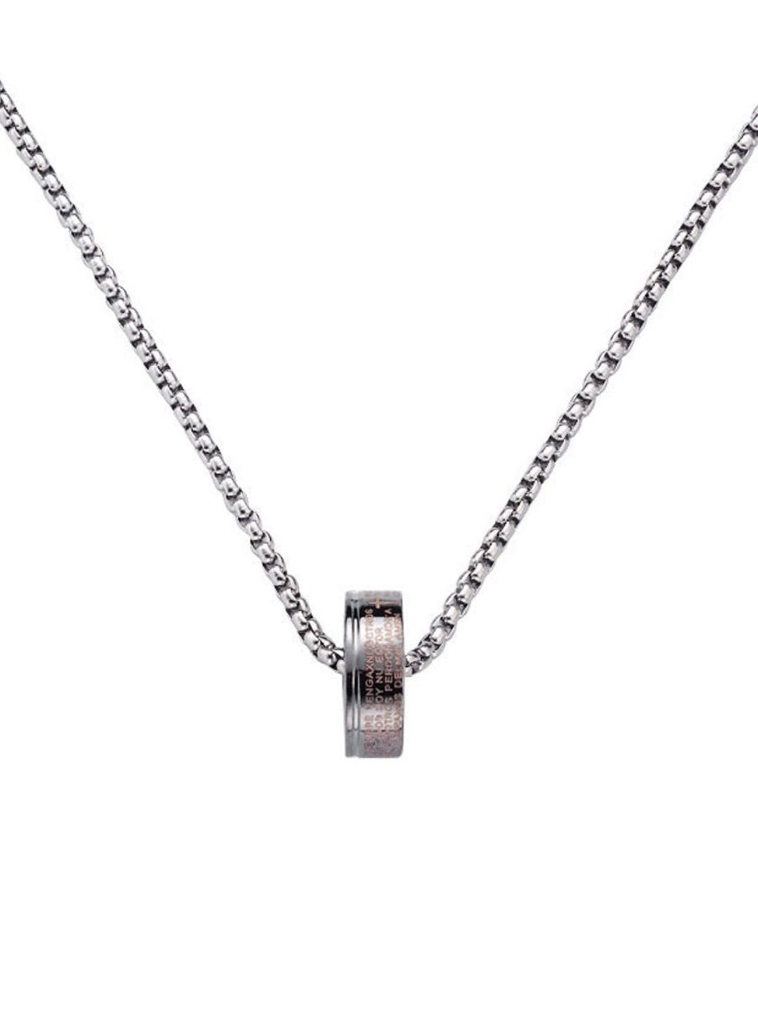 SALTY Pack of 2 Men Cosmo Ring Silver Chain