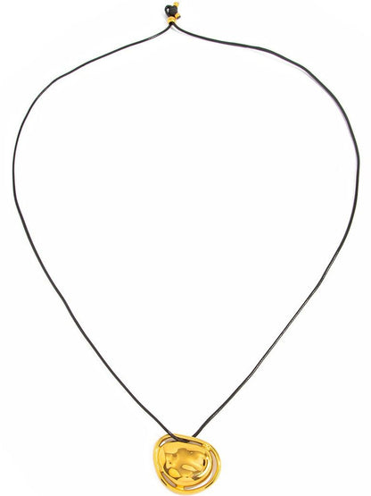 Gold-Plated Enamelled Necklace