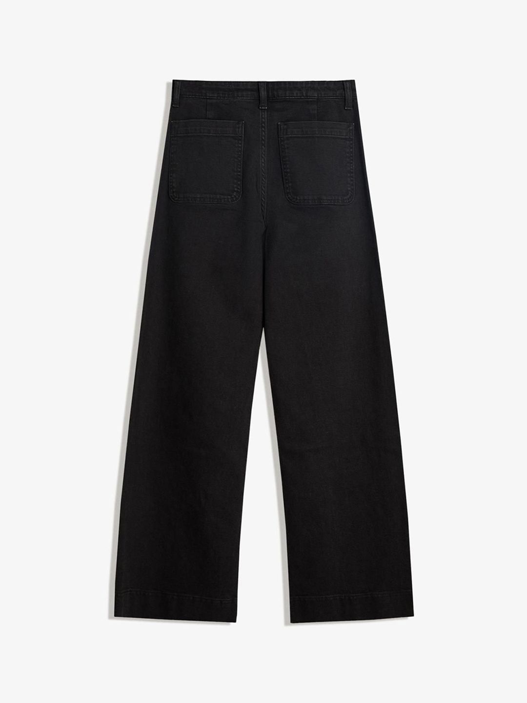 Women Seamless wide-leg jeans with pockets