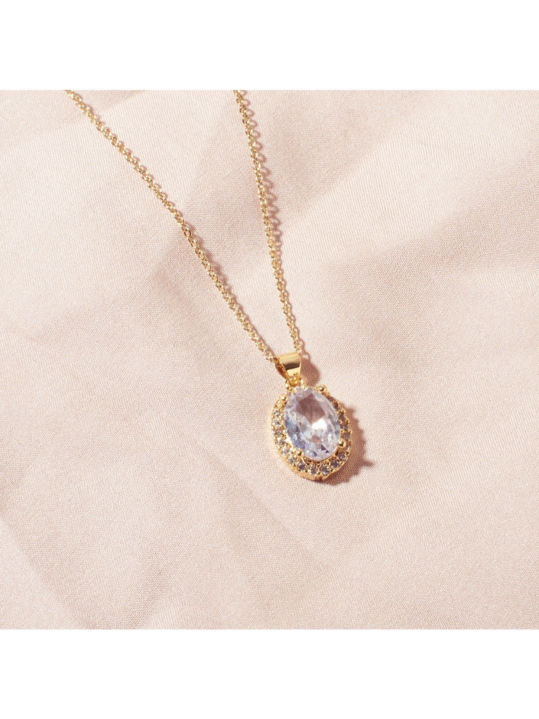 SALTY Twinkle Gem Necklace & Glimmer Diamond Tennis Bracelet Jewellery Set