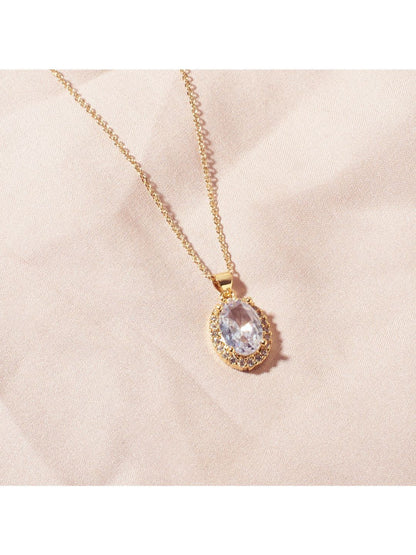SALTY Twinkle Gem Necklace & Glimmer Diamond Tennis Bracelet Jewellery Set