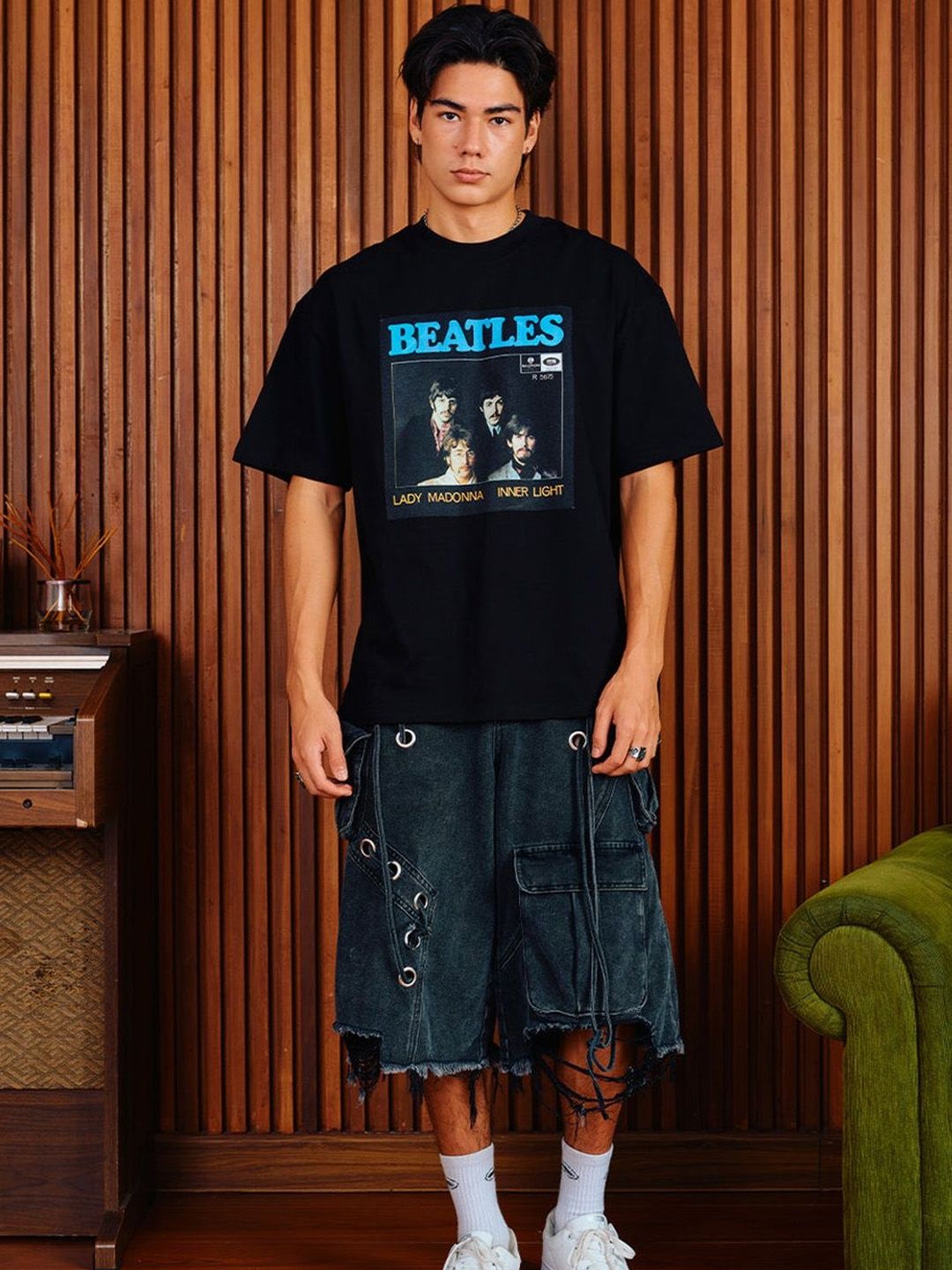 Men Music Graphic T-shirt