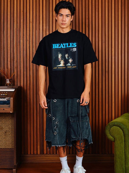 Men Music Graphic T-shirt