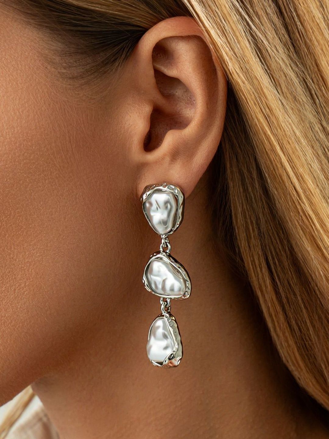 Geometric Drop Earrings