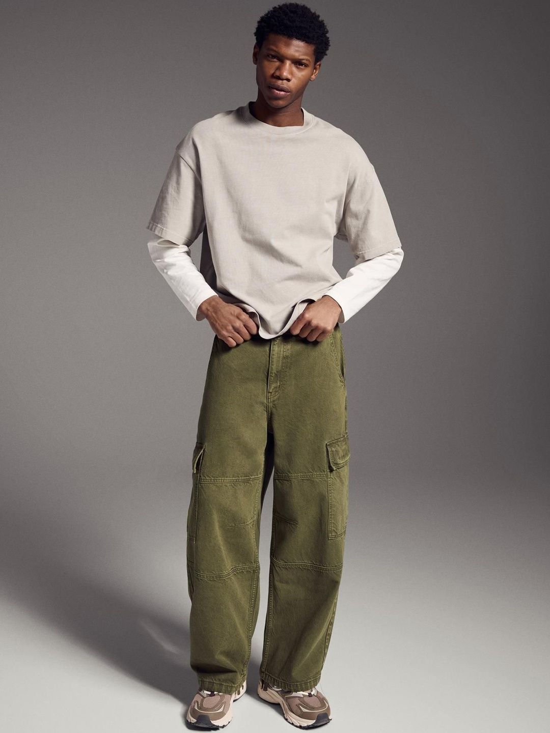 cargo parachute jeans