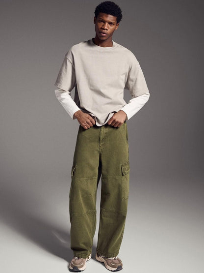 cargo parachute jeans