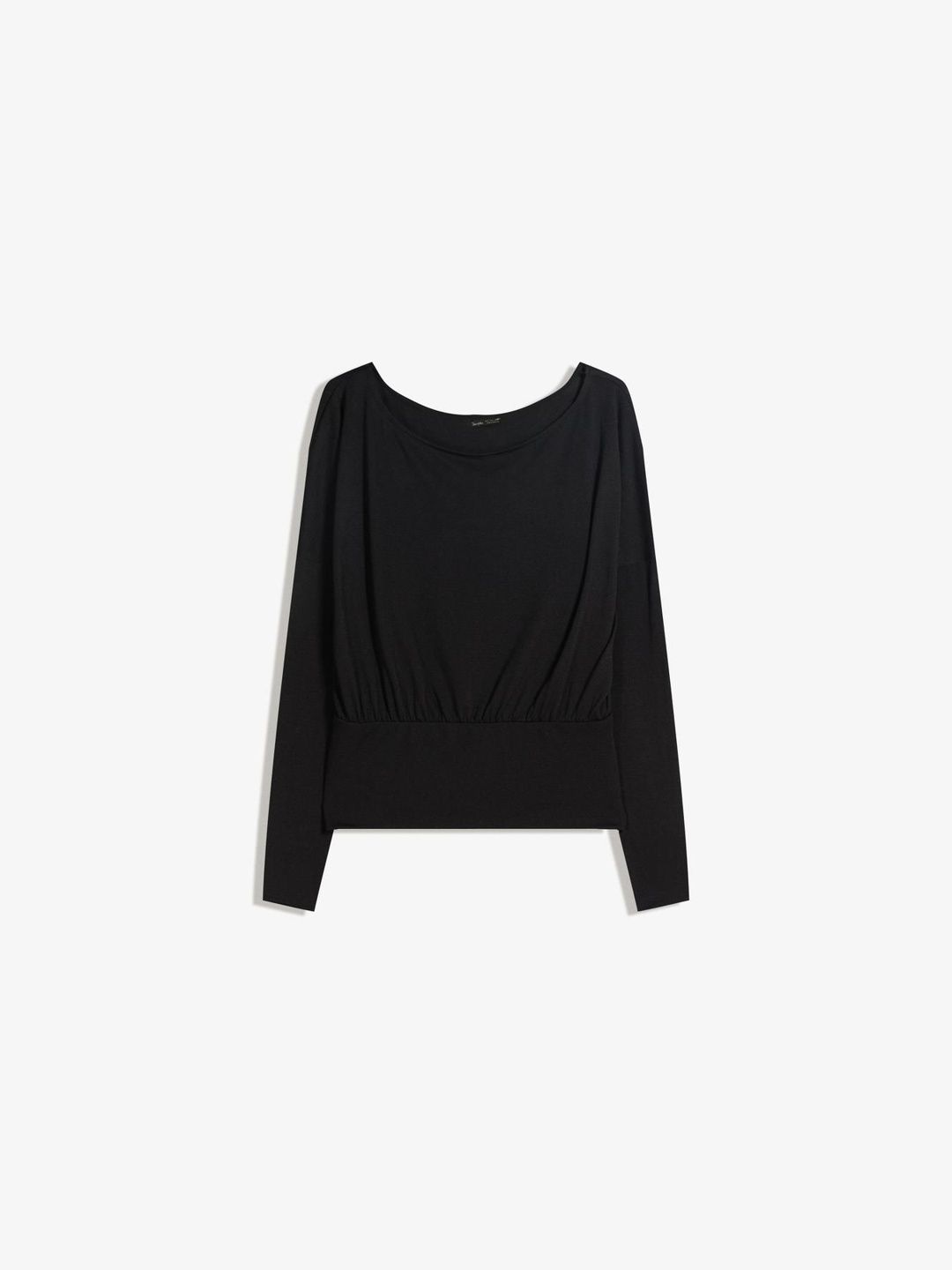 Striped long sleeve T-shirt with sash