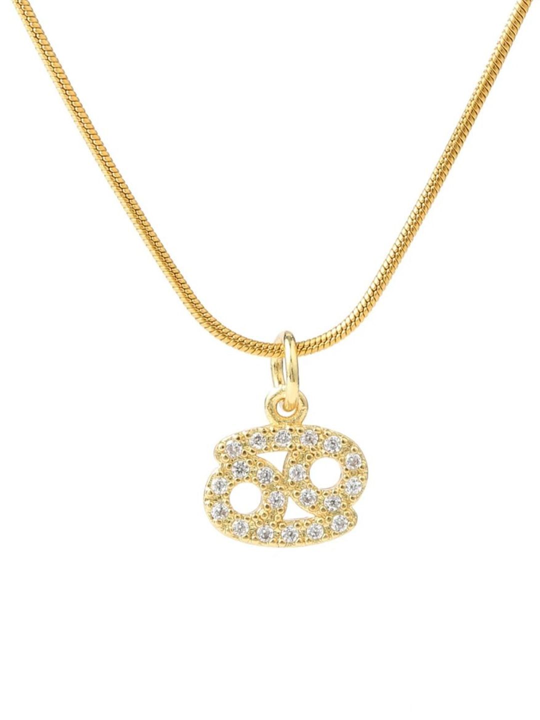 SALTY Set Of 2 Cancer & Virgo Pendant With Chain