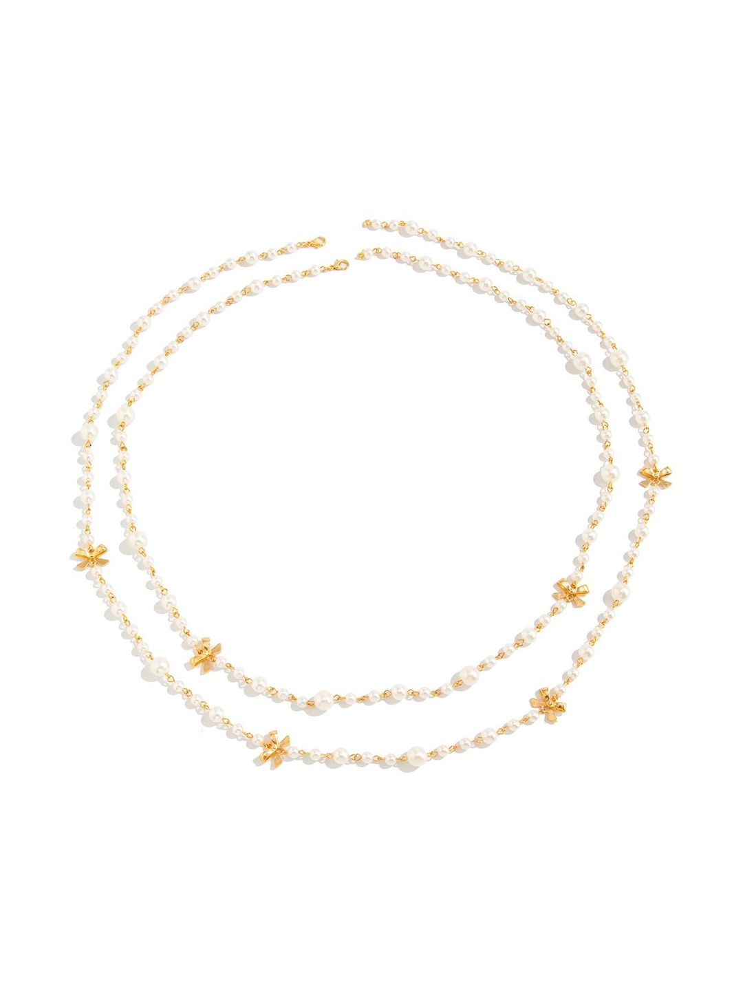 Gold-Plated Enamelled Necklace