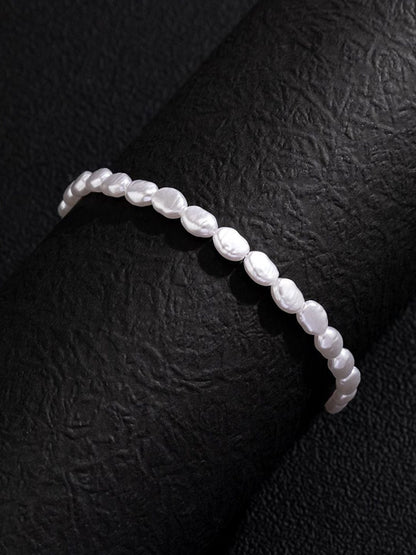 Men Silver-Plated Link Bracelet