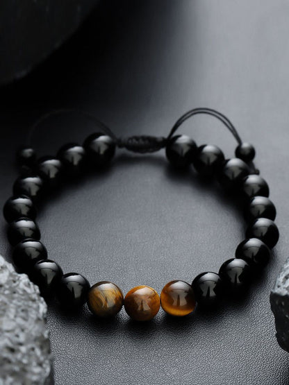 Men Artificial Beads Bracelet
