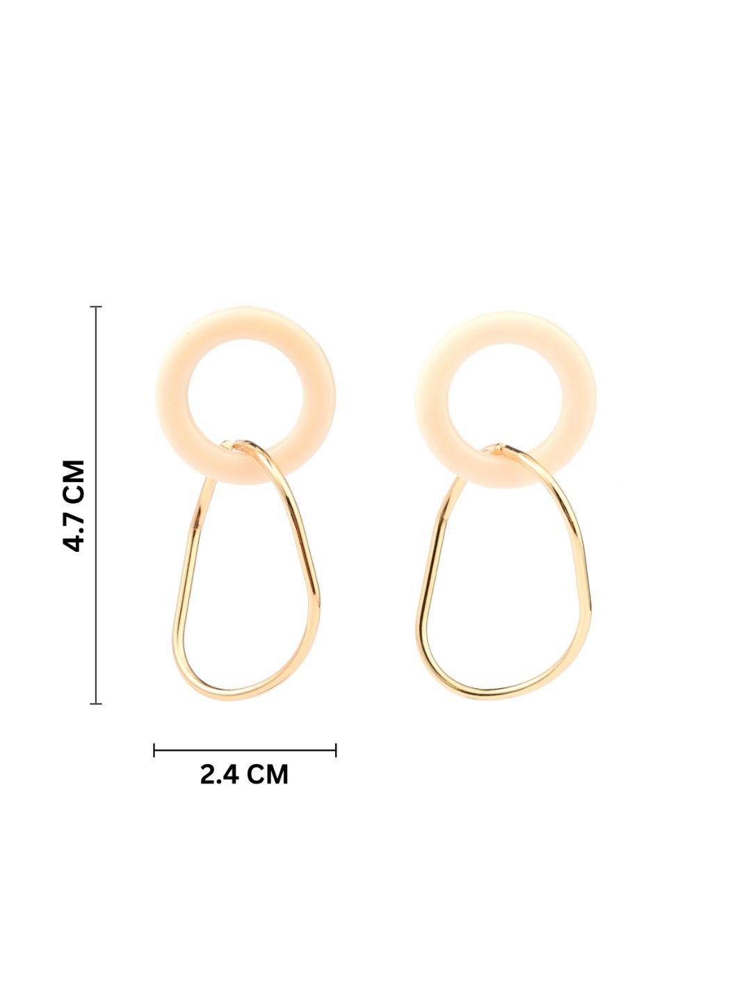 SALTY Pack of 2 Women Timeless Luxury Gold Earring