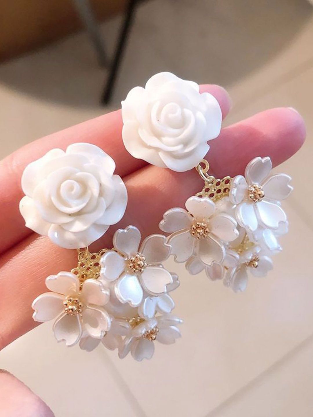 Floral Drop Earrings