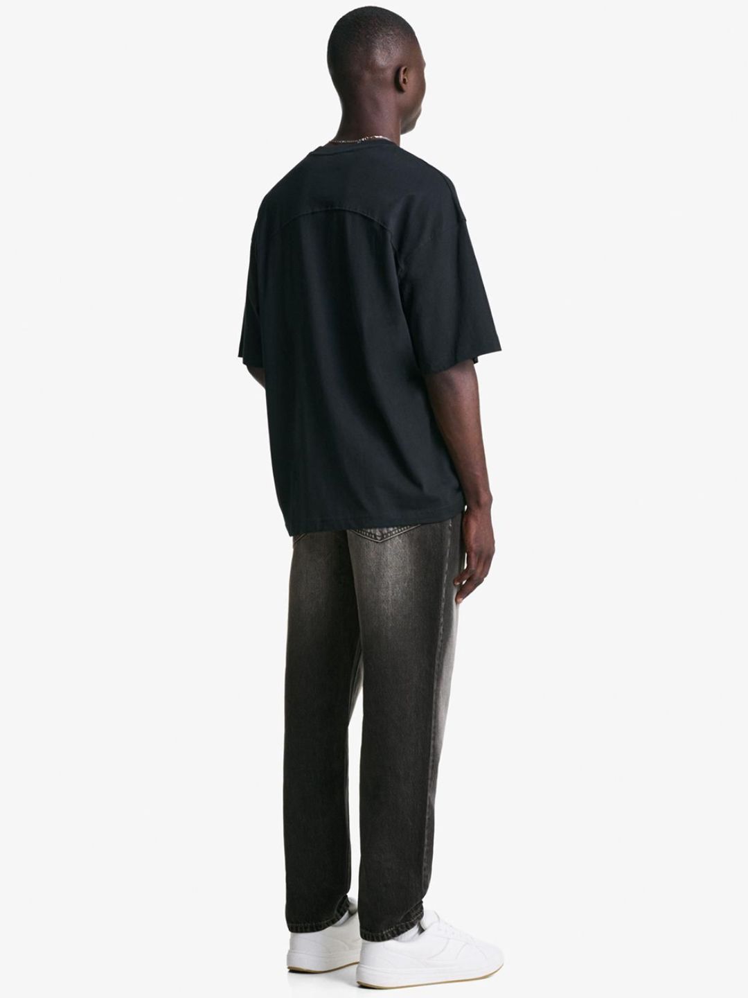 Men Tapered loose fit jeans