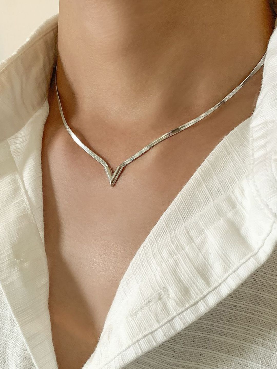 Silver-Plated Minimal Chain