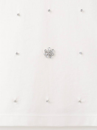 Embellished Pure Cotton T-shirt