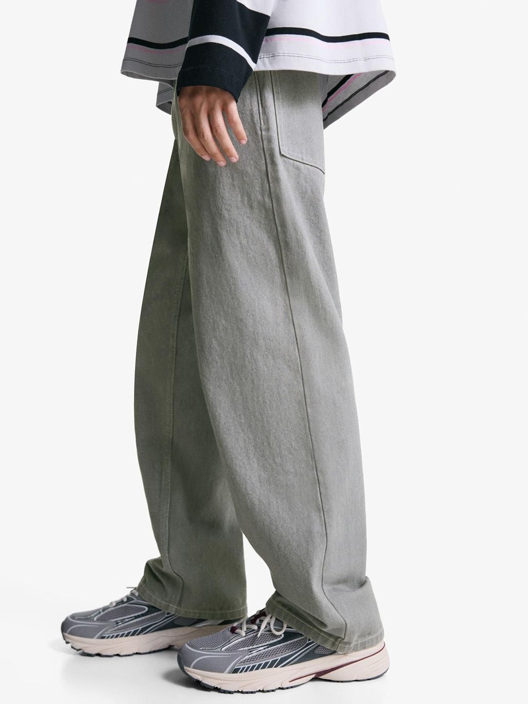 Men Low-Rise Cotton Baggy Fit Jeans