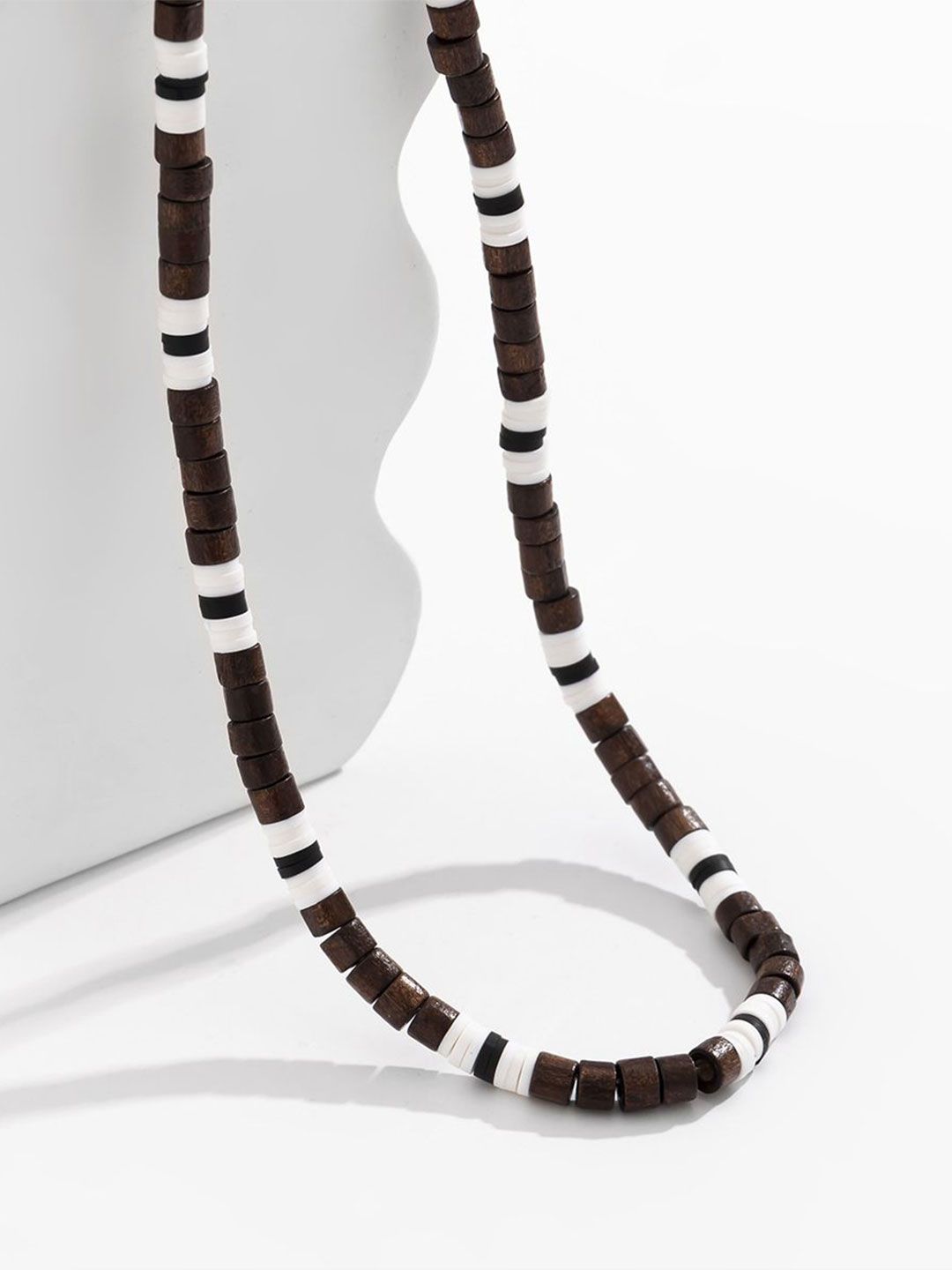 Women Silver-Plated Enamelled Necklace
