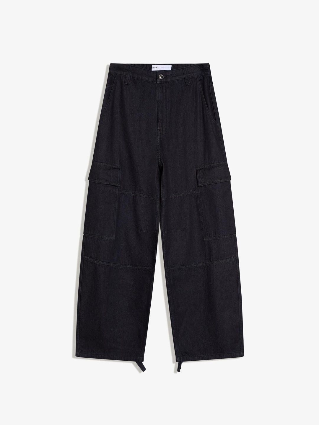 Men cargo parachute jeans