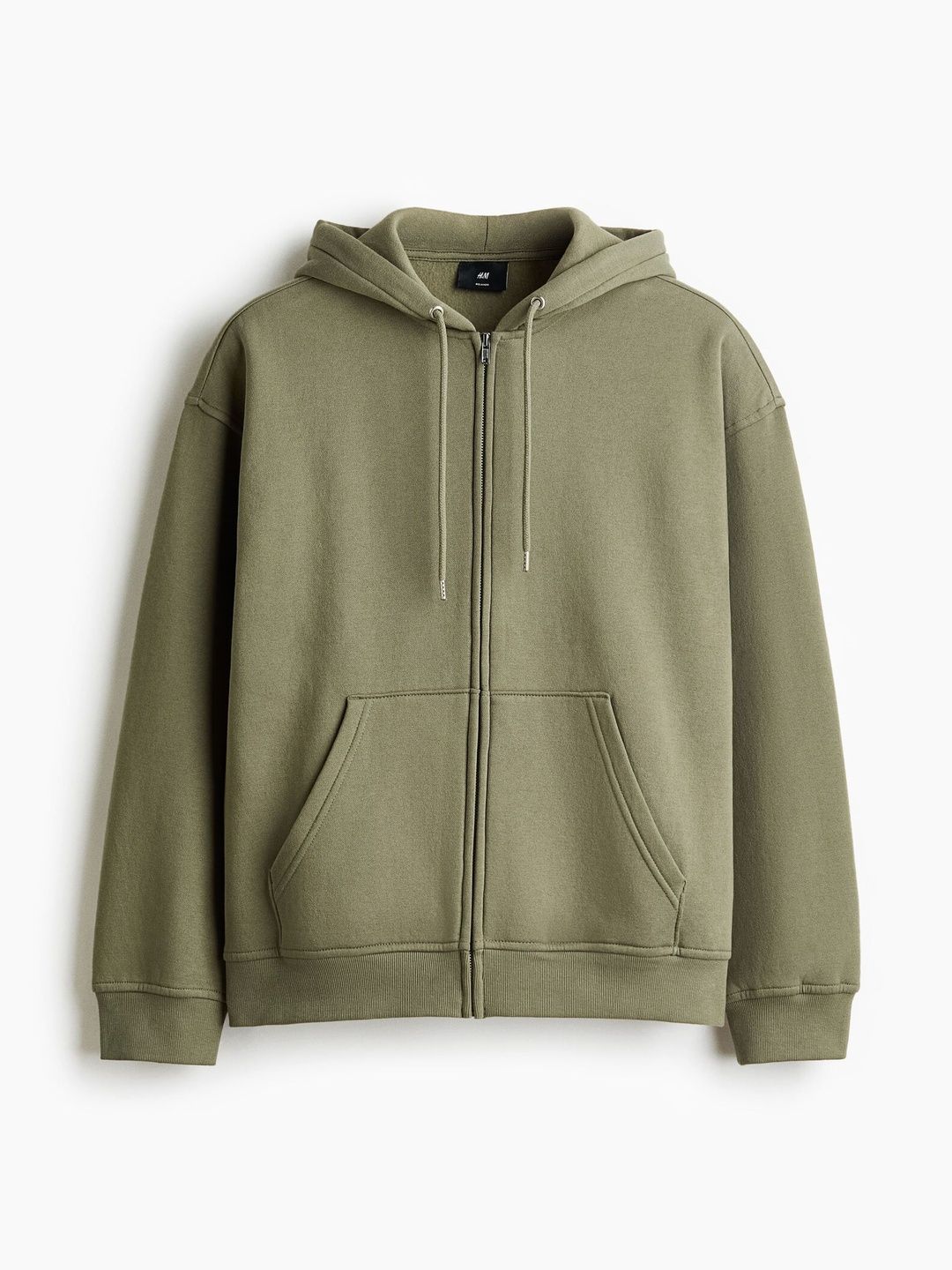 Loose  Fit Zip-Through Hoodie