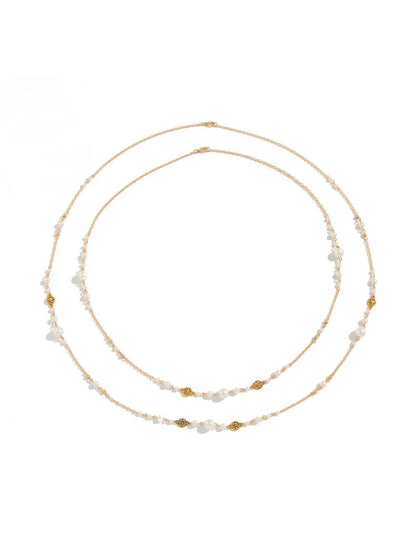 Gold-Plated Enamelled Necklace