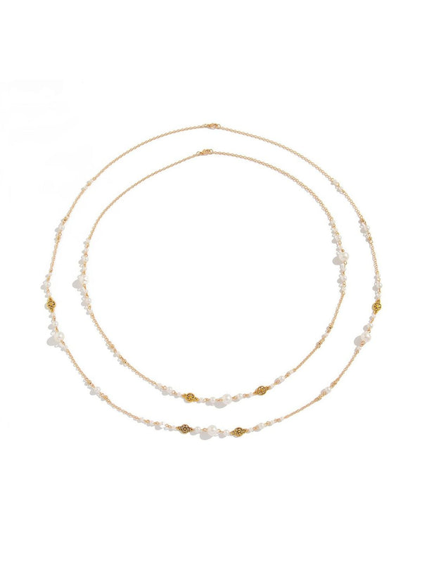 Gold-Plated Enamelled Necklace