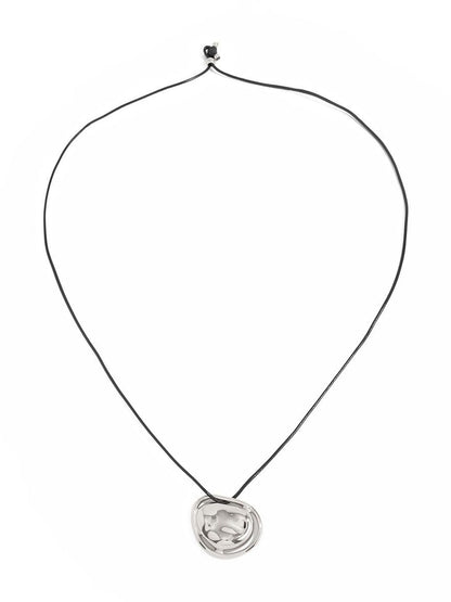 Silver-Plated Enamelled Necklace