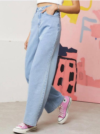 Women Straight Fit High-Rise Stretchable Jeans