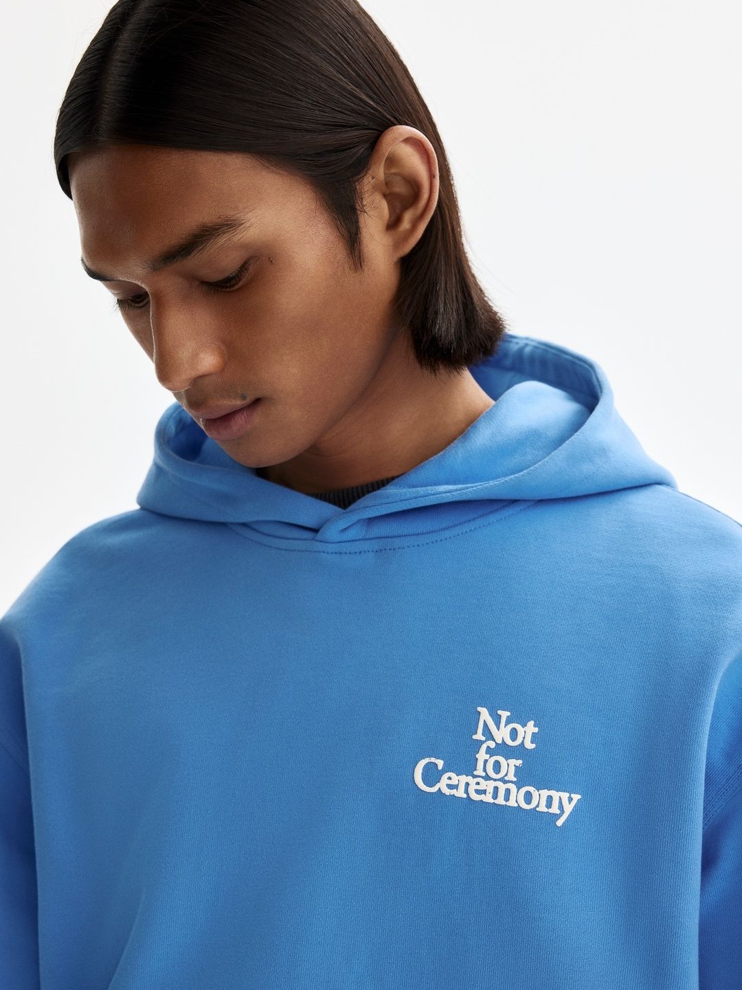 Loose Fit Motif-Detail Hoodie