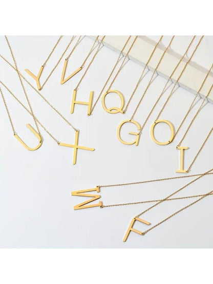 SALTY Set Of 11 Stainless Steel Alphabet Chains