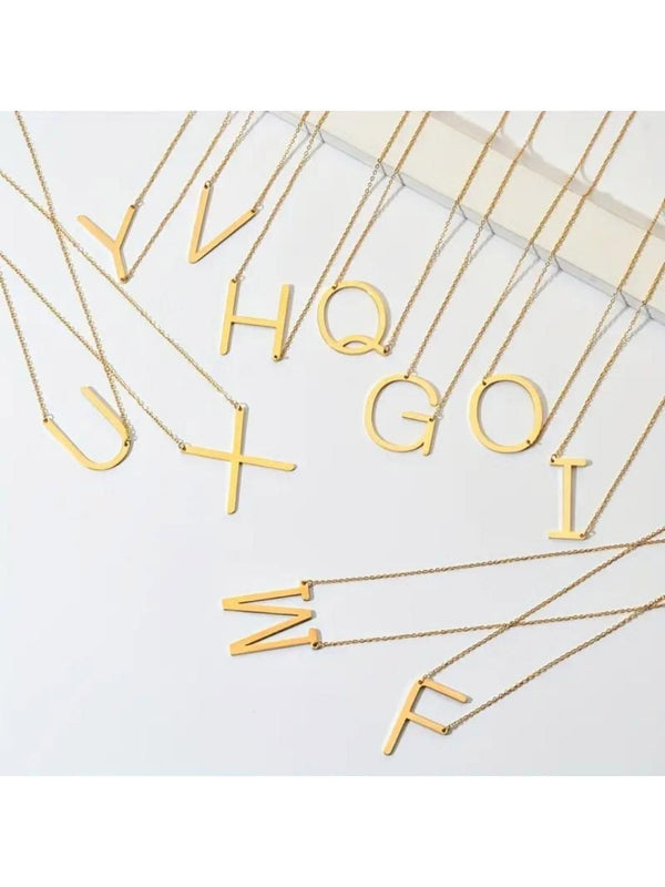 SALTY Set Of 11 Stainless Steel Alphabet Chains