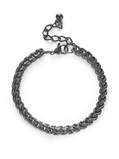 Men Handcrafted Copper-Plated Armlet Bracelet
