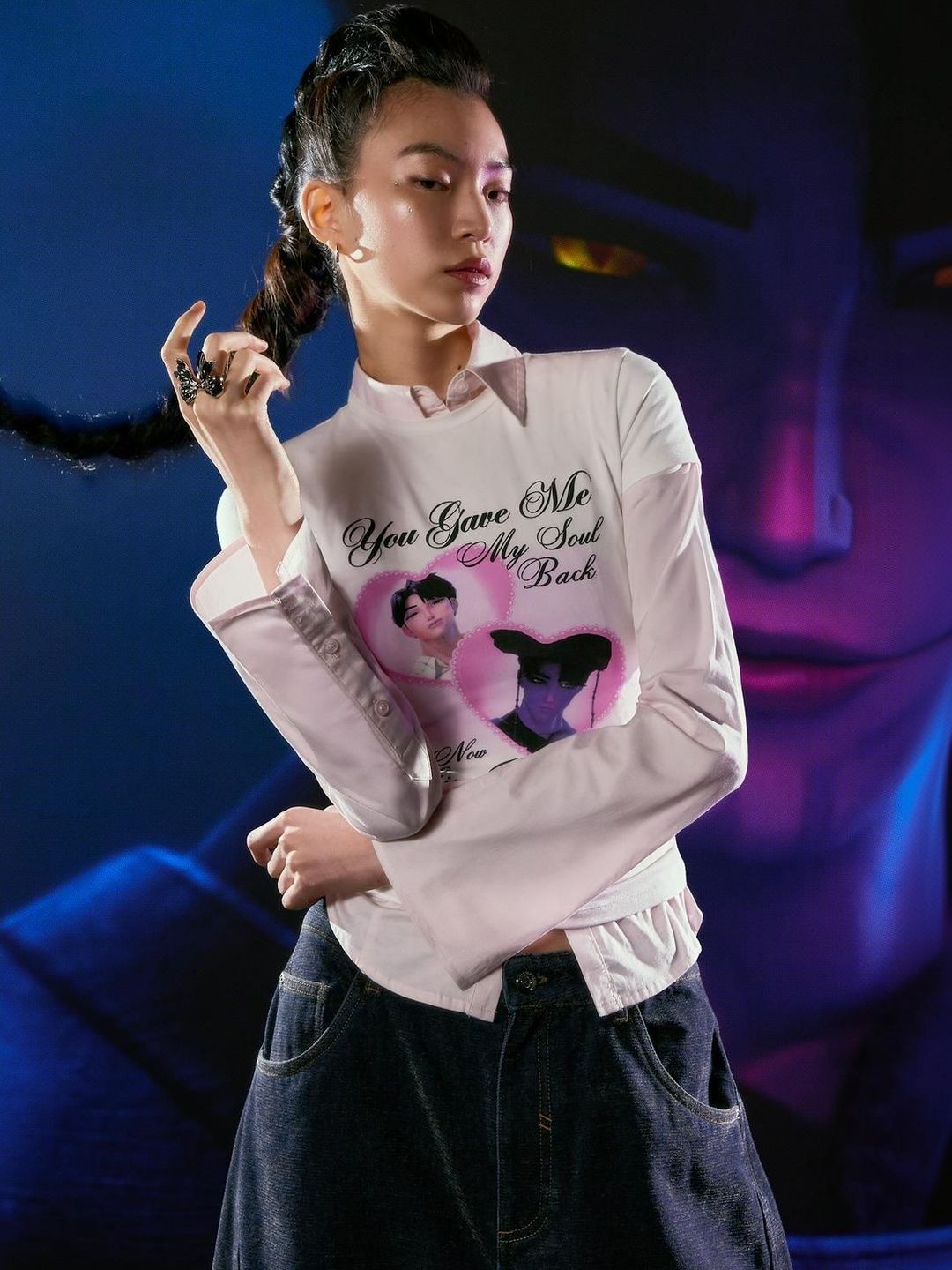 Kpop Demon Hunters short sleeve print T-shirt