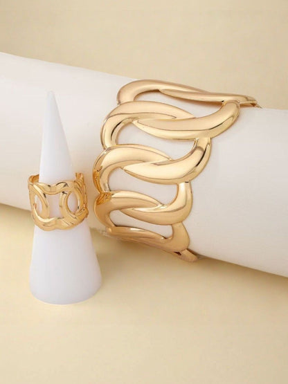 Gold-Plated Jewellery Set