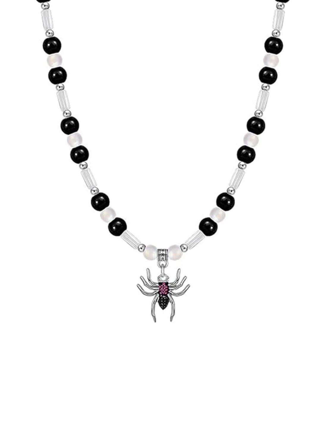 SALTY Cursed Spider Beaded Necklace