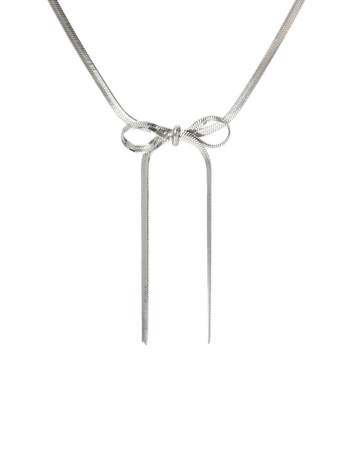 SALTY Celestial Bow Silver Necklace