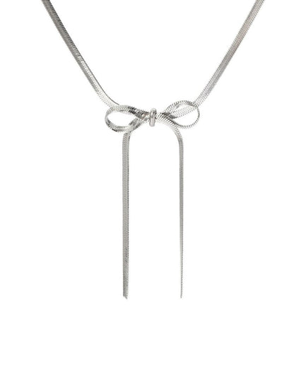 SALTY Celestial Bow Silver Necklace