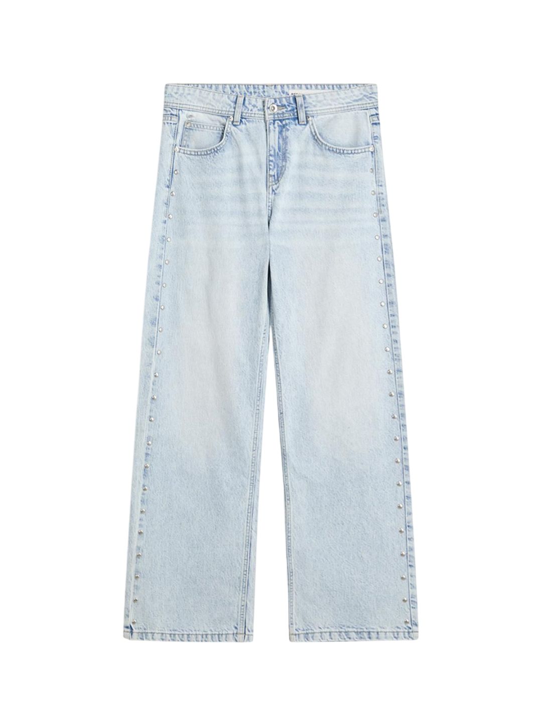 Baggy Jeans With Stars And Studs
