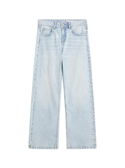 Baggy Jeans With Stars And Studs